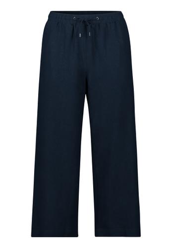 Leinenhose 38 Figurumspielend - Dunkelblau