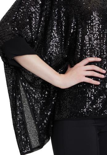 Cape 38 Oversized - Schwarz/schwarz