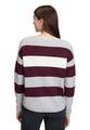 Strickpullover 38 Gerade - Grey/dark Red