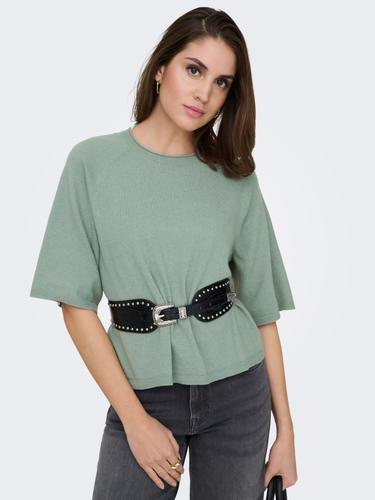ONLLOYAL 2/4 O-NECK KNT NOOS XL Knit Fit - Chinois Green