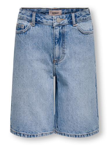 KOGSONNY HW WIDE DNM SHORTS NOOS 140 Normal geschnitten - Light Blue Denim