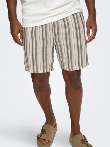 ONSTREV LIFE REG STRU STRIPE SHORTS NOOS