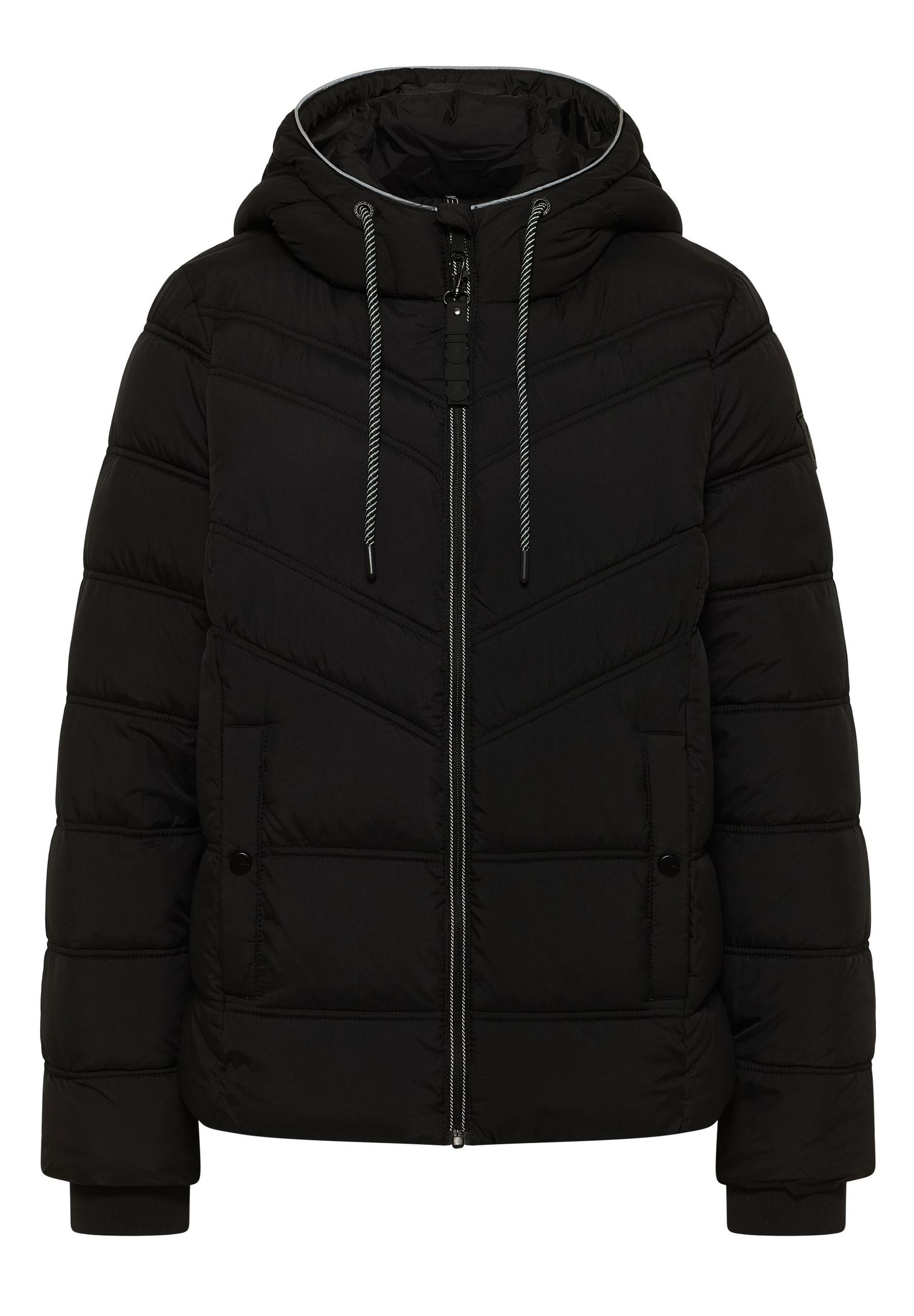 Steppjacke mit Kapuze L - Black