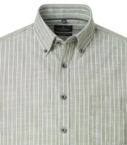 Freizeithemd Kurzarm XXL Casual Fit - Grün