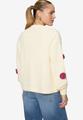 Strickjacke mit bunten 3D Blumen