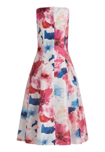 Cocktailkleid 38 Ausgestellt - Cream/Pink