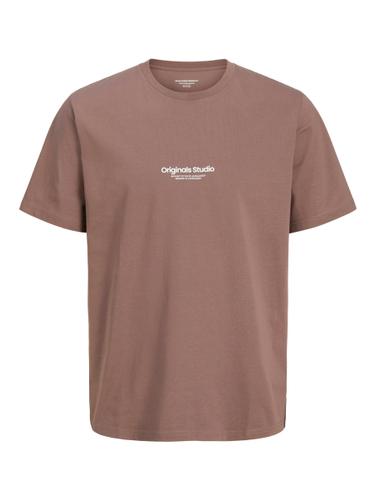 JORVESTERBRO TEE SS CREW NECK NOOS PLS EU2XL US1L Locker geschnitten - Deep Taupe