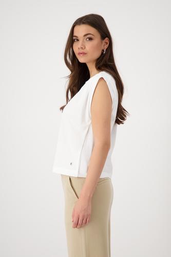 T-Shirt mit Schmuckschrift 38 - Cream