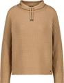 Strickpullover mit Stehkragen 46 - Cognac