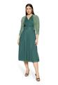 Strickbolero XL Figurnah - Foggy Green