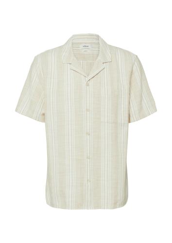 Hemd XL Resort Fit - Weiß|beige