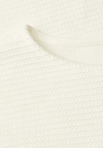 Dropped Shoulder Shirt mit Struktur 40 - Off White