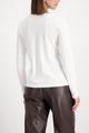 Langarmshirt mit Teddyprint 38 - Off-white