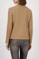 Strickpullover mit Stehkragen 46 - Cognac