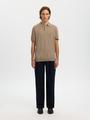 SLHBERG SS KNIT POLO NOOS