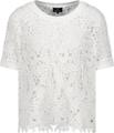 Pullover mit Spitzenmuster 44 - Cream