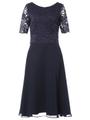 Midikleid mit Spitze