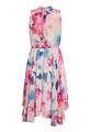 Chiffonkleid 42 Ausgestellt - Cream/Pink