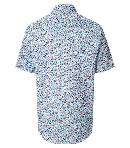 Freizeithemd Kurzarm XL Comfort Fit - Blau