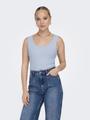 ONLEASY S/L TANK TOP JRS S Normal geschnitten - Soft Chambray