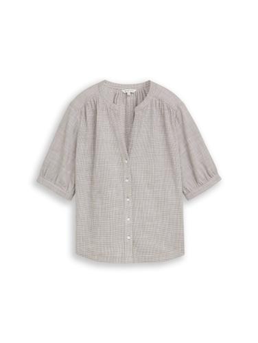 Bluse aus Baumwolle 40 Regular Fit - Silver Olive