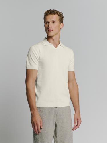 Pullover Short Sleeve Polo V Solid