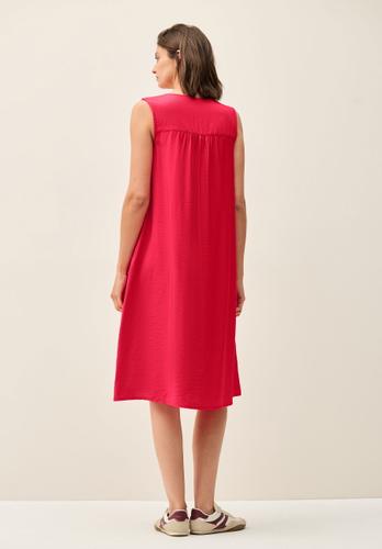 Cecil A-Linien-Kleid in Unifarbe - Rot / S