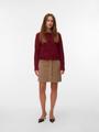 VMETTA HR SHORT CORD SKATER SKIRT NOOS L - Silver Mink
