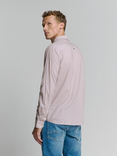 Shirt Allover Printed XL Regular Fit - Mauve