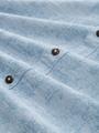 Comfort Fit Kurzarmhemd mit Muster XL Comfort Fit - Light Blue Tonal Design
