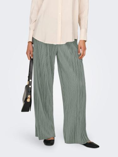 ONLRAVENNA PLISSE PANT NOOS JRS XL Normal geschnitten - Agave Green