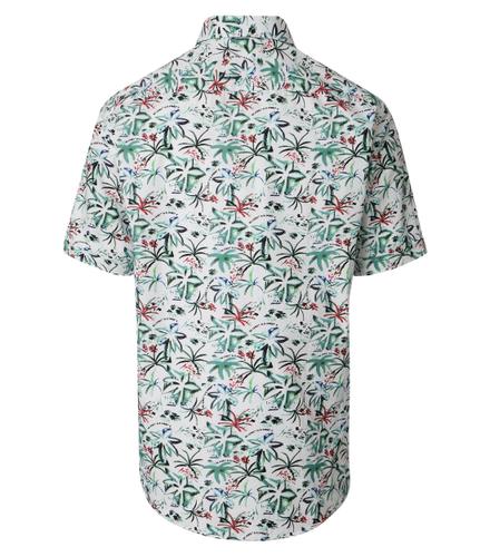 Freizeithemd Kurzarm XL Casual Fit - Grün