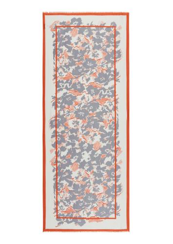 Schal mit Allover-Print OSO - Multi/white Cotton
