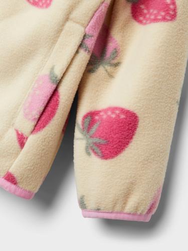 NMFMEEKO FLEECE JACKET BERRY 128 - Fog