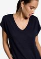 Basic-T-Shirt mit V-Ausschnitt