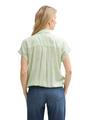 Loose Fit Bluse mit Streifenmuster 40 Loose Fit - True Green White Thin Stripe