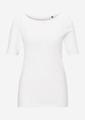 Slub-Jersey-T-Shirt regular L Regular Fit - White