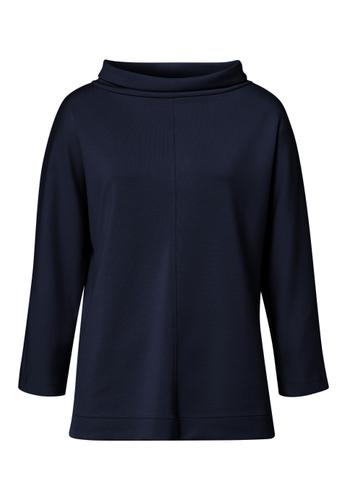 Sweatshirt CASUAL aus weichem Modal-Mix 44 - Ink