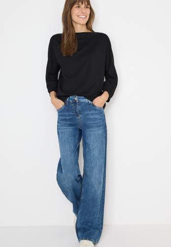 Batwing Shirt mit Tape S - Black
