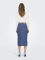 ONLSIRI FRONT SLIT SKIRT DNM GUA NO