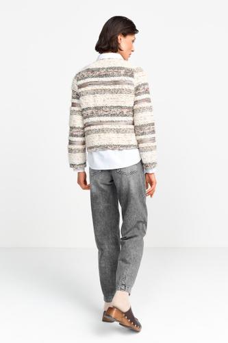 Glam bouclé jacket Weiß S