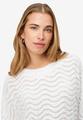 Sweatshirt mit Wellenmuster 38 - Eggnog