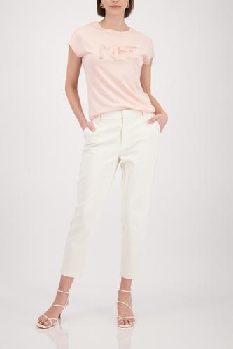 T-Shirt mit Strasssteinen 44 - Summer Peach
