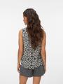 VMMENNY SL V-NECK TOP WVN BOO XS Normal geschnitten - Birch