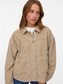 VMJAMIE LS CORDUROY SHACKET MIX NOOS M - Silver Mink