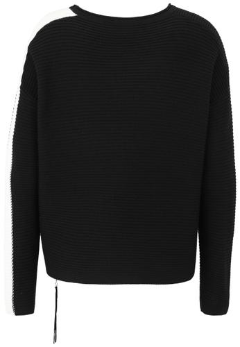 Pullover 48 - Schwarz/weiß