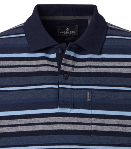 Polo-Shirt XXL Basic Circular Knit - Blau