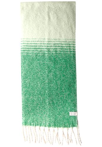 Schal mit Farbverlauf A - Vibrant Green