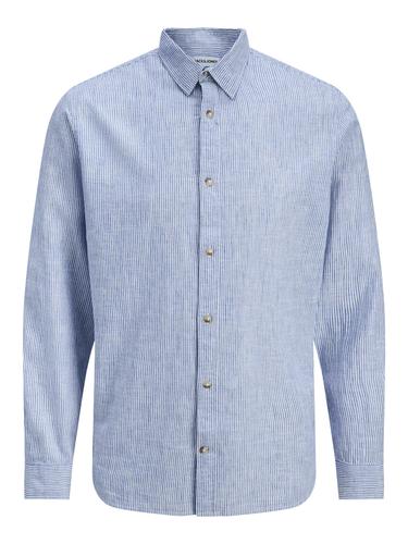 JJESUMMER LINEN BLEND SHIRT L/S SN M Normal geschnitten - Infinity