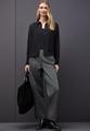 Chiffon Hemdbluse 38 - Black